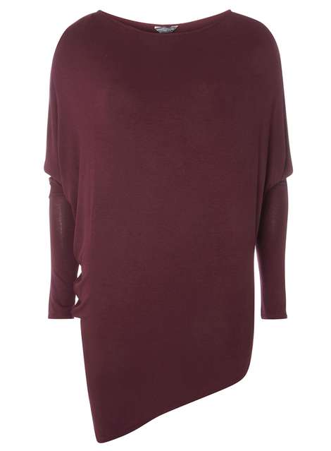 **Tall Mulberry Jersey Batwing top